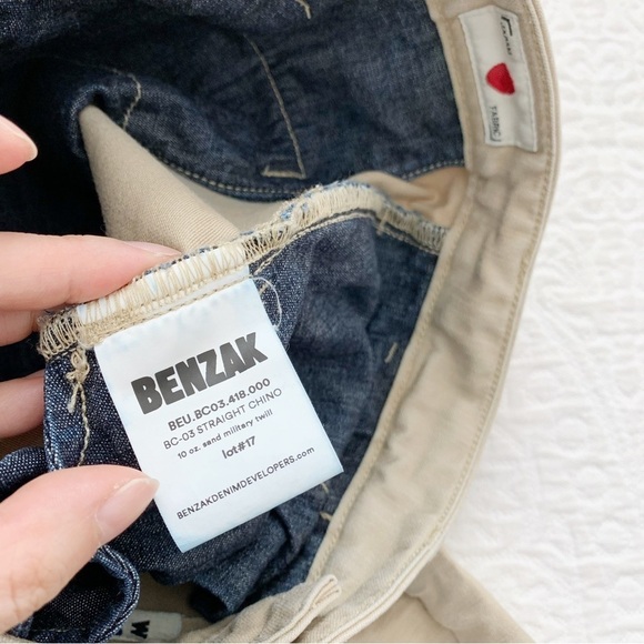 Benzak Denim Men's Straight Chino, Sand‎ Military Twill - Picture 15 of 15